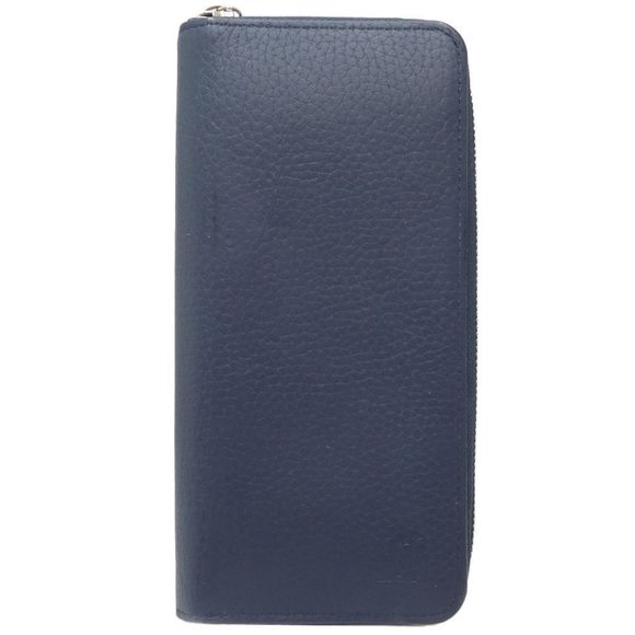 LOUIS VUITTON Navy Leather Wallet - Picture 1 of 10